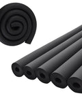 Foam Pipe Insulation Tubing 1 Inch ID 6 Ft Long Self Extinguishing Black Foam Tube for DIY plumbing and gear guitar stand