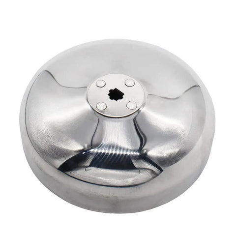 Pro Grade Aluminum Fencing Guard For Foil Epee And Saber Alternative Sword Guard Insulated Silver Grip Shield shown