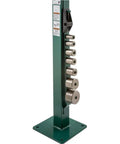 Compact Bender System For Tubing Rounds And Flat Bar Floor Model with industrial-grade build and smooth bend capabilities, side view
