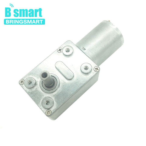 12V DC Worm Gear Motor Beefy High Torque 25 Kg Cm All Metal Gears Self Locking Mini Reducer JGY 370 12V 6rpm top view