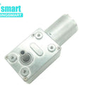 12V 30RPM DC Worm Gear Motor JGY370 All Metal Gears Self Locking Turbine Reducer Aluminum Housing