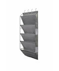 Heavy Duty Over The Door Shoe Organizer Multi Pocket Space Saving Closet Hanger For Sneakers Slippers Socks Sturdy Fabric Rack