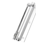 Soft Close Door Closer Beefy Heavy Duty Aluminum Alloy Adjustable for 0-180 Degree Closing Fits Up To 40Kg Doors Silver Finish Durable Hardware