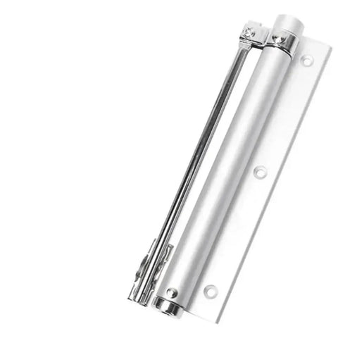 Soft Close Door Closer Beefy Heavy Duty Aluminum Alloy Adjustable for 0-180 Degree Closing Fits Up To 40Kg Doors Silver Finish Durable Hardware