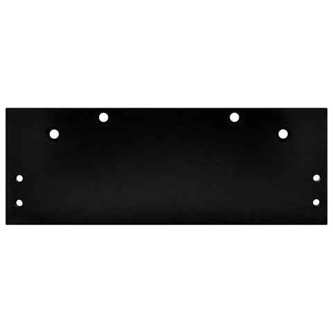 Flat Drop Mounting Plate for 9000 Series Door Closer in Black With Parallel Arm Mount Heavy Duty Surface Mount Plate for Secure Installation and Quick Easy Setup