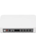 Reliable Mini UPS Backup With 8000 Mah Battery For Router And Modem, white device with ports for LAN, POE, and USB.