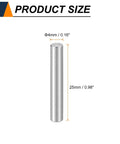 Heavy Duty Workhorse 304 Stainless Steel Dowel Pins M4 X 25mm cylindrical pin showing dimensions and material for furniture assembly.