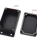 IP65 Waterproof Electrical Junction Box Enclosure For Outdoor Use, Dustproof ABS Plastic Project Box With Fixed Ear Mount shown open