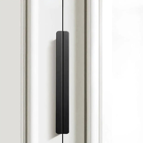 4 Pack Matte Black Hidden Pull Handles 80mm For Cabinets Drawers Wardrobes Cupboards Modern Kitchen And Closet Hardware Accessories