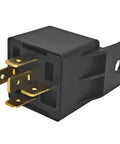 Go-To 12V DC SPDT Automotive Power Relay With 30A Switching Capacity, Mini ISO 5Pin Socket Terminal, Pack Of 2 in black