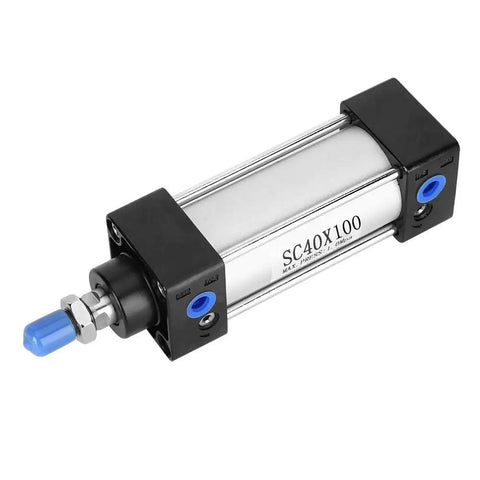 Double Acting Pneumatic Cylinder With Lightweight Aluminum Body For Industrial Automation Workhorse Build SC40X100