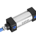 Double Acting Air Pneumatic Cylinder With 40mm Bore Aluminum Alloy Body Compact Lightweight Design For Industrial Automation Systems