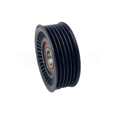 Heavy Duty Accessory Drive Belt Idler Pulley For Subaru Brz 2013 To 2020, CNC machined with a black finish and smooth surface.