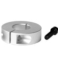 Pack Of 4 Aluminum Shaft Collars 6mm Bore, One Piece Clamp Style, 20mm Outer Diameter, 8mm Thick, M4 Set Screws, Lightweight, Corrosion Resistant
