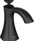 Slick Matte Black Deck Mounted Kitchen Soap Dispenser With 18 Oz Refillable Bottle Above The Sink Design Easy Top Lift Bottle Access Perfect For Soap Or Lotion Works With Most Kitchen Faucets