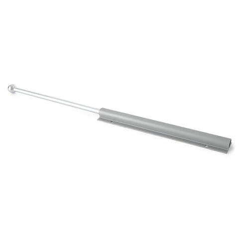 12 Inch Metal Sliding Wardrobe Closet Rod With Easy Access Out Slide Chrome Finish Includes Installation Hardware For Quick Install Ideal For Small Closets Or Laundry Rooms Makes Storing Clothes Fast No Fuss.