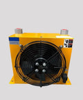 Front view of a Beefed Up Hydraulic Oil Cooler For AJ AH0607T 0608TL 1012T 1417T 1490T Aluminum Air Cooled Heat Exchanger AF1025 220V