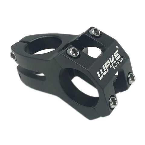 Beefy 31.8mm Mountain Bike Stem Riser 45mm Short Handlebar Stem For 1-1/8 Steerer Aluminum 6061 Hollow Design Lightweight Sturdy