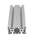 Close-up of Beefy 4080 Aluminum Extrusion showing T Slot Profiles for DIY CNC and 3D Printer Builds