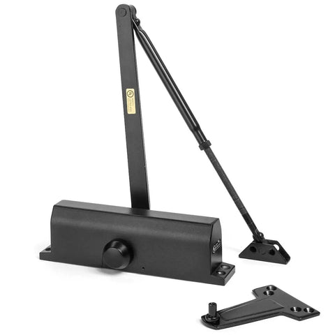 Heavy-Duty Commercial Door Closer Hydraulic Self-Closing For Interior Doors Surface Mount Spring Size 3 Duronotic Bronze 3000 Series