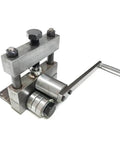 Manual Ring Roll Bender For Sheet Metal Bead Rolling And Plate Steel Forming, Easy Pro Grade Tool; shown in close-up.