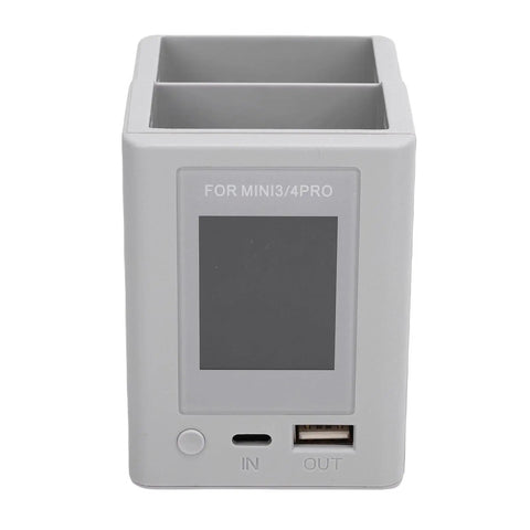 Dual Battery Charger with LCD Display Portable Fast Charging Hub for Two Drone Batteries PD45W Input with slots