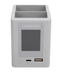 Front view of PD 45W Dual Battery Drone Charger Hub with Two Way Fast Charging and Digital Display for 3 3 Pro 4 Pro