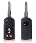 Key Fob Remote Replacement For Mazda MX 5 Miata Mazda 3 And Mazda 6 2006-2015 With Pre Installed Battery And Electronics Fully Tested
