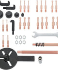 Sick 36 In One Heavy Duty Three Claw Inner Bearing Puller Separator Tool Kit with clamps, bolts, wrench, and adapters