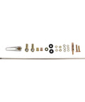 21 Inch Adjustable Transmission Column Shift Linkage Replacement For GM Chevy Vehicles ACA-1800 CB5010 Easy Install Beefed Up Durable Alloy Build For Precise Smooth Gear Shifts And Reliable Performance, with rod and hardware