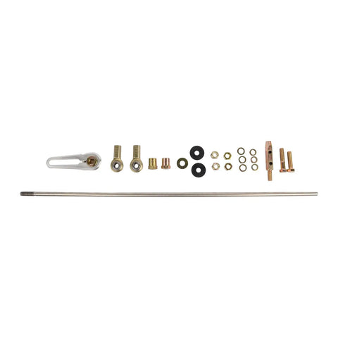 21 Inch Adjustable Transmission Column Shift Linkage Replacement For GM Chevy Vehicles ACA-1800 CB5010 Easy Install Beefed Up Durable Alloy Build For Precise Smooth Gear Shifts And Reliable Performance, with rod and hardware