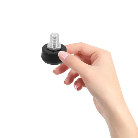 Hand holding 4 Pack Roller Skate Toe Stoppers Replacement Black Honeycomb Rubber Brake Plugs For Quad And Inline Skates Durable Wear Resistant Brake Parts Built For Outdoor And Indoor Skating Safety