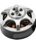 1404 Size 2S To 4S 6000KV C-W brushless drone motor, top view showing coils and mounting holes for FPV racing RC drones.