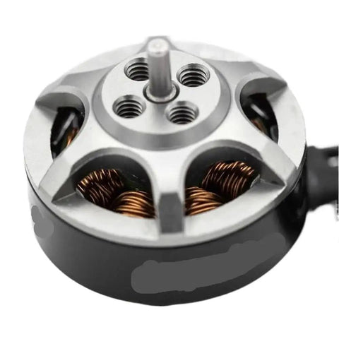 1404 Size 2S To 4S 6000KV C-W brushless drone motor, top view showing coils and mounting holes for FPV racing RC drones.