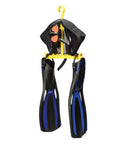 X5 Accessory Hanger For Scuba Gear Must Have Heavy Duty Drying Draining And Storage Rack with fins and mask displayed