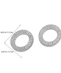 30 Pairs Tough As Nails M10 Manganese Steel Wedge Locking Washers for Bolts and Screws, measuring 0.67 in.