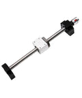 Beefy 16mm Rolled Ball Screw Kit With 1610 Lead 10mm showing SFU1610 Single Nut, BKBF12 End Support, DSG16H Housing and Coupling on white background
