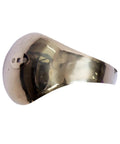 Gold foil and epee hand guard replacement plate for competition, lightweight 13cm hand protector pad, pro grade upgrade.