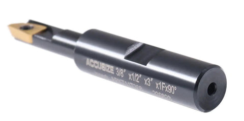 Three Eighths Inch 90 Degree Square Shoulder Indexable End Mill With Three Inch Overall Length One Flute APKT11T3 Carbide Inserts Half Inch Shank A Real Workhorse For Shoulder Milling Precise Chip Evacuation And Stable High Precision Cuts