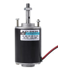 Reversible DC Motor 12V And 24V 30 Watt 3000RPM Copper Wound Silent Brushed Plug And Play Drive System with visible wiring.