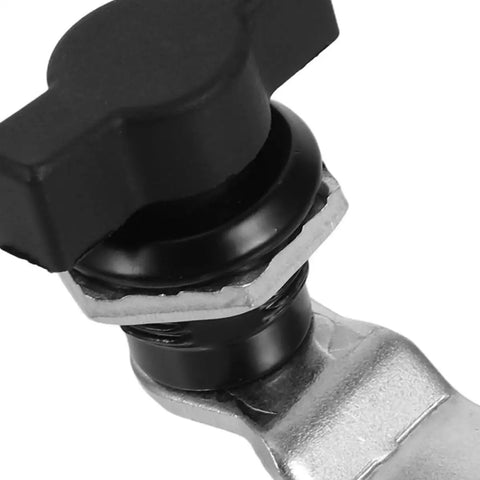 Close-up of Three Pack T Handle Cam Locks For Tool Boxes And Cabinet Doors with zinc alloy, ergonomic design.