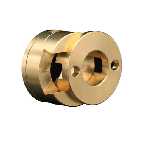 Smooth Ride Z Axis Leadscrew Coupling With Radial Misalignment Compensation For Heated Bed Platform And Three Piece Aluminum Build brass coupling