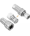 Heavy Duty Carbon Steel Hydraulic Quick Connect Coupler M14x1.5 Female Thread High Pressure Steel Ball Locking Self Closing Stops Leaks Knuckle Tight Thread Under Heavy Industrial Vibration Rock Solid Long Life Handles The Hammer On Big Machines, three metal coupler parts