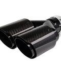 Fresh Upgrade For Your Daily Driver Swaps A Tight Two Point Five Exhaust Pipe For A Beefy Dual Three Point Five Tailtip featuring carbon fiber coating.