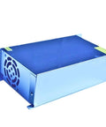 Heavy Duty 12V 100A Switching Power Supply For Motors And Industrial Control Equipment Delivers 1200W DC Power With Overload And Short Circuit Protection Plus Undervoltage And Overtemperature Safeguards And Custom Voltage Options blue metal case