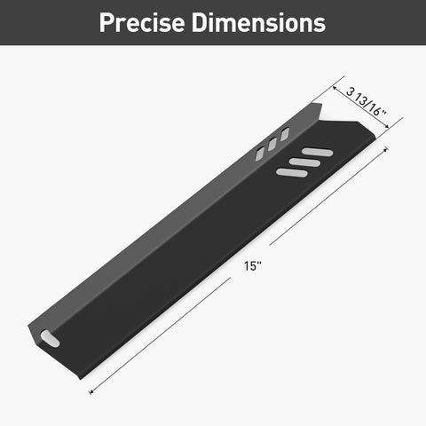 Replacement Grill Heat Plates For Four Burner Grills Fits Dyna-Glo Academy Sports And Better Homes And Gardens 15 x 3 13/16 in