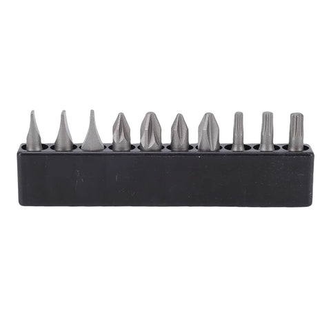 Pass Through Socket Set, 29 Piece One Quarter Inch Drive Ratchet Wrench Kit With Sockets And Bits, bits assortment in holder