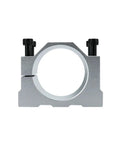 Premium CNC Aluminum Spindle Motor Fixture Clamp Bracket for Openbuild Engraver Router 52 To 125 MM Sizes front view with 3 holes.