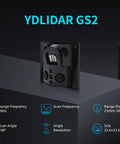 Solid State Lidar Sensor With 100 Degree Field Of View And Dual Wavelength 808Nm And 850Nm for robot scanning
