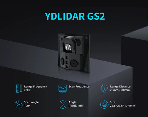 Solid State Lidar Sensor With 100 Degree Field Of View And Dual Wavelength 808Nm And 850Nm for robot scanning